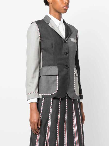 Geci Thom Browne Thom Browne Jackets And Vests MULTICOLOURED Femei (BM 15826838) 3