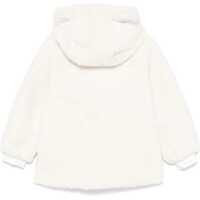 Jachete pentru Fete - Jachete Moschino Teddy Bear Hooded Jacket WHITE Fete (BM 15827639) - B-mall.ro