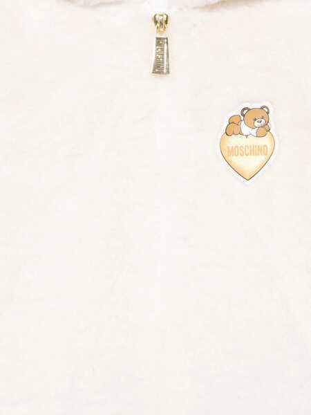 Jachete Moschino Teddy Bear Hooded Jacket WHITE Fete (BM 15827639) 3