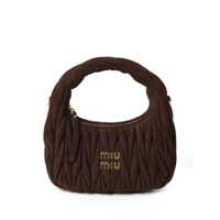 Genti de mana Miu Miu Wander Suede Handbag Femei