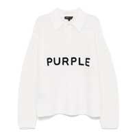 Pulovere Purple Brand Logo Embroidery Sweater Barbati
