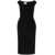Miu Miu Miu Miu Virgin Wool Midi Dress Black