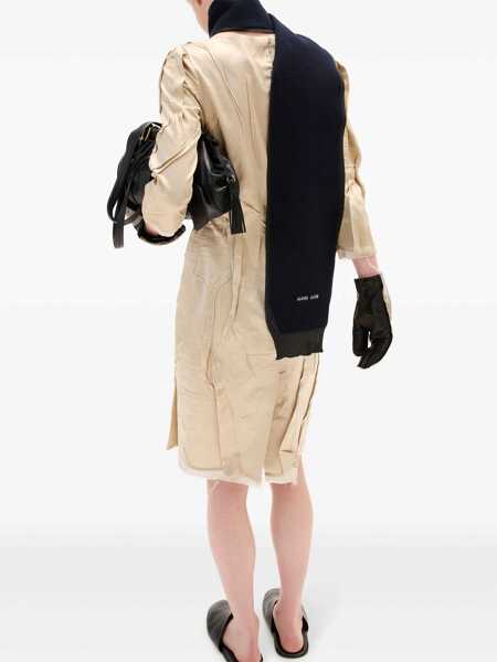 Rochii Miu Miu Miu Miu Crpe Satin Silk Dress DESERTO Femei (BM 15834161) 3