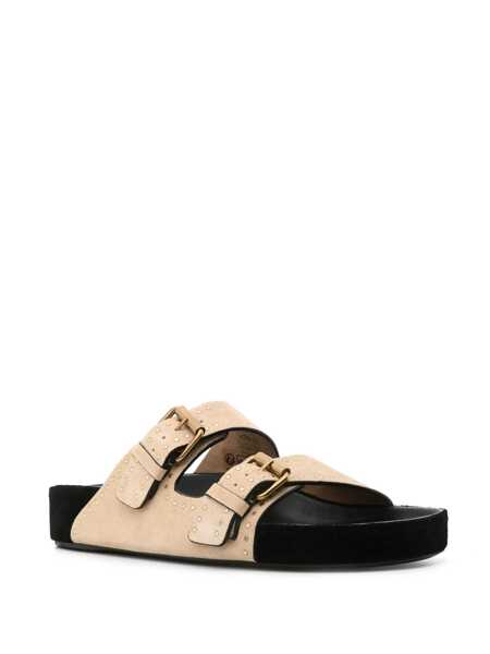 Sandale Isabel Marant Isabel Marant Lennyo Buckle Sandals Beige Femei (BM 15835091) 2