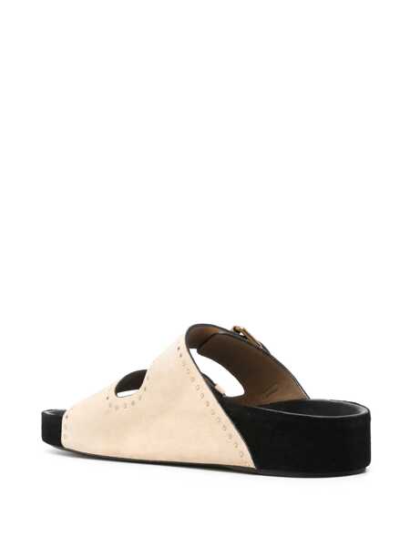 Sandale Isabel Marant Isabel Marant Lennyo Buckle Sandals Beige Femei (BM 15835091) 3