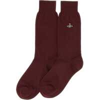 Imbracaminte Vivienne Westwood Dama - Sosete Vivienne Westwood Socks With Orb Embroidery BORDEAUX Femei (BM 15836384) - B-mall.ro