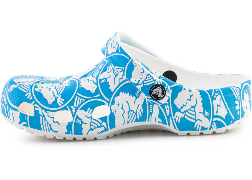 Slapi Crocs Classic Duke Print Clog venetian blue Blue Barbati (BM 15837125) 4