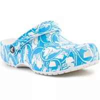 Slapi Crocs Classic Duke Print Clog venetian blue