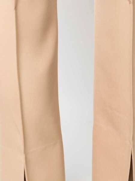 Pantaloni office Jil Sander Wool Wide-Leg Pants Beige Femei (BM 15837617) 5