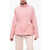 Plan C Dropped Shoulder Jacket With Drawstring Pink
