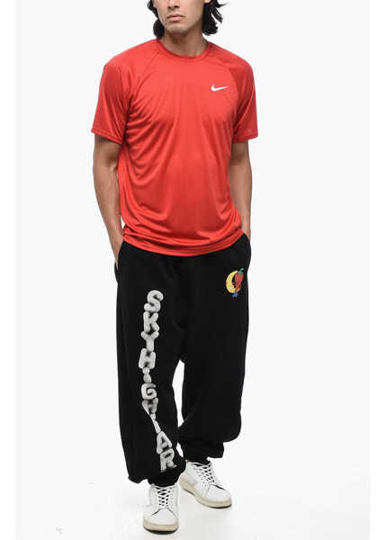 Tricouri Nike Swim Solid Color Dri-Fit T-Shirt With Printed Logo Red Barbati (BM 15837698) 4