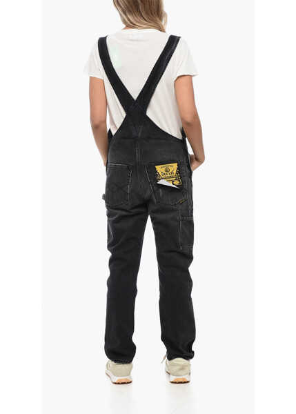 Salopete WASHINGTON DEE CEE Light-Wash Denim Overalls Black Femei (BM 15837905) 2