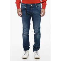 Blugi slim fit Slim Fit Jeans With Logo-Button 16Cm Barbati