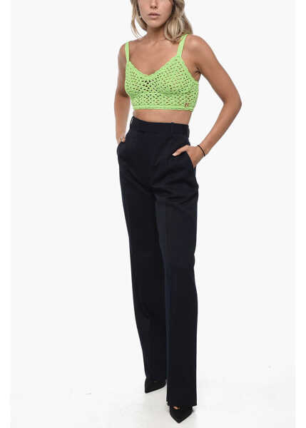 Pantaloni office Bottega Veneta Straight-Fit Sartorial Pants Blue Femei (BM 15837977) 3