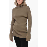 Pulovere Assimetric Ribbed Sweater Femei