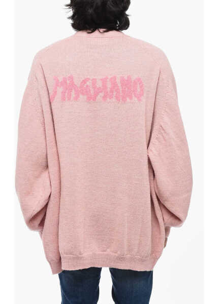 Cardigane MAGLIANO V-Neck Wool Cardigan Pink Barbati (BM 15838544) 2