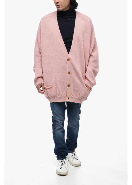 Cardigane MAGLIANO V-Neck Wool Cardigan Pink Barbati (BM 15838544) 4