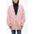 MAGLIANO V-Neck Wool Cardigan Pink