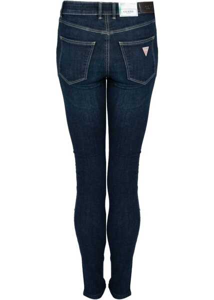 Pantaloni casual GUESS Skinny High W2RA28D4KF4 Niebieski Barbati (BM 15838676) 4