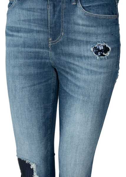 Pantaloni casual GUESS Skinny W2RA46D3ZTF Niebieski Barbati (BM 15838682) 3