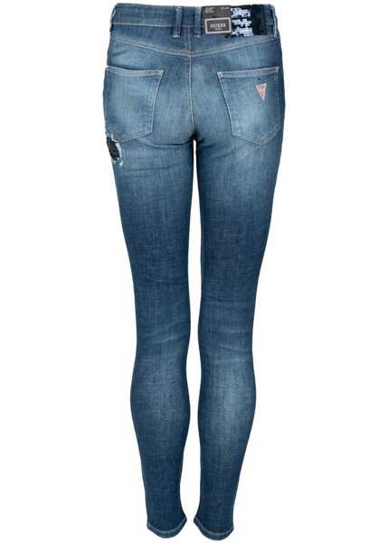 Pantaloni casual GUESS Skinny W2RA46D3ZTF Niebieski Barbati (BM 15838682) 4
