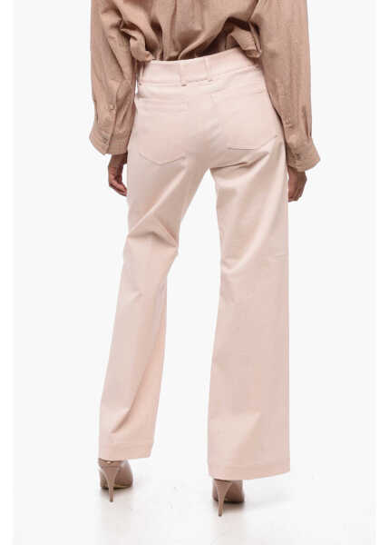 Pantaloni casual QL2 Denim Nina Wide-Leg Pants Pink Femei (BM 15838700) 2