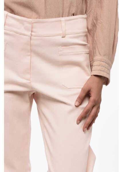 Pantaloni casual QL2 Denim Nina Wide-Leg Pants Pink Femei (BM 15838700) 3