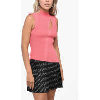 Fuste scurte Logoed Band Pleated Skirt Femei