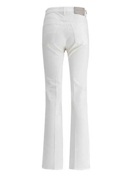 Blugi drepti Jacob Cohen 5 POCKETS PANTS White Femei (BM 15839111) 2