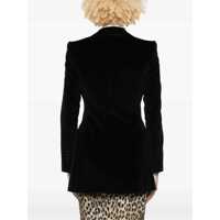 Geci Dolce & Gabbana Dama - Geci Dolce & Gabbana Velvet Tuxedo Jacket Black Femei (BM 15839738) - B-mall.ro