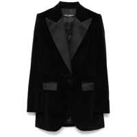 Geci Velvet Tuxedo Jacket Femei