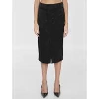 Fuste Silk Skirt Femei