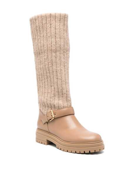 Bocanci Gianvito Rossi Gianvito Rossi Knitted Boots Beige Femei (BM 15845126) 2