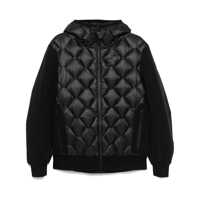 Geci de iarna Peuterey Black Quilted Down Jacket Barbati