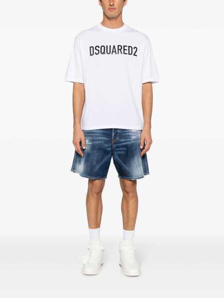 Topuri DSQUARED2 DSQUARED2  T-Shirts And Polos WHITE Barbati (BM 15847529) 2