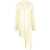 Loewe Tie Neck Dress With Asymmetric Design Yellow