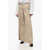 JEJIA Double-Pleated Cotton Palazzo Pants Beige