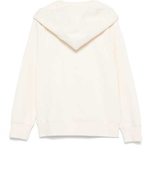 Bluze de trening Golden Goose Journey Boys Regular Hoodie Cotton Sweatshirt Patch Emboidered WHITE Baieti (BM 15849776) 2