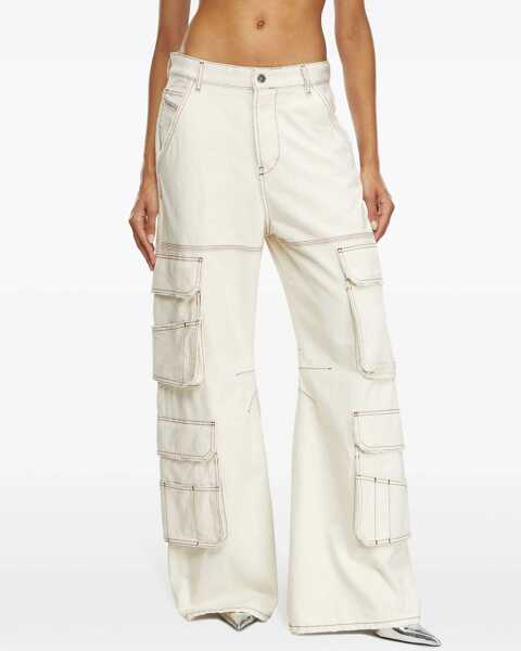 Blugi skinny Diesel Cargo Leggings D-Sire WHITE Femei (BM 15849785) 3