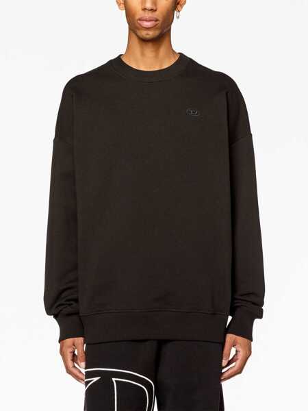 Bluze de trening Diesel S-Rob-Megoval-D Sweatshirt BLACK Barbati (BM 15849797) 3