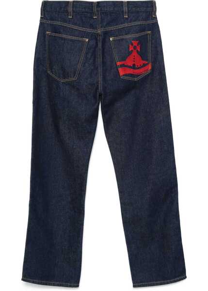 Blugi drepti Vivienne Westwood Jeans Ranch DENIM Femei (BM 15849944) 2