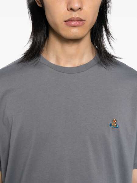 Tricouri Vivienne Westwood T-Shirt With Logo GREY Femei (BM 15849995) 5