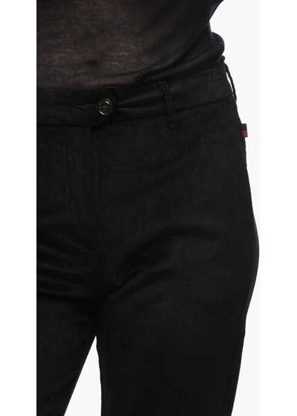 Pantaloni casual Woolrich Corduroy Cropped Pants Black Femei (BM 15850244) 3