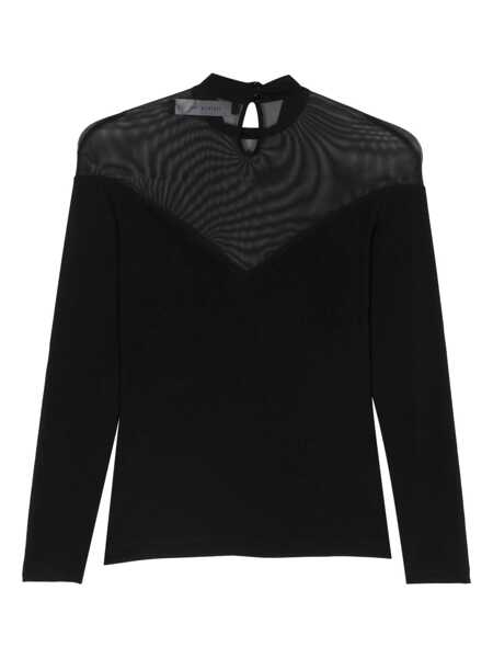 Topuri FEDERICA TOSI Federica Tosi Top Black Femei (BM 15852329) 2