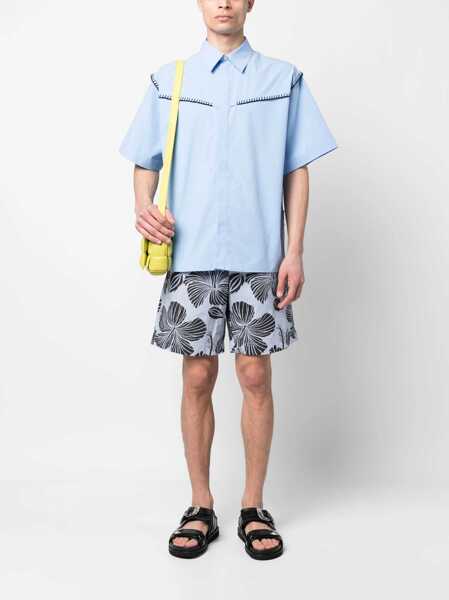 Pantaloni MSGM Msgm Shorts BLUE Barbati (BM 15852395) 2