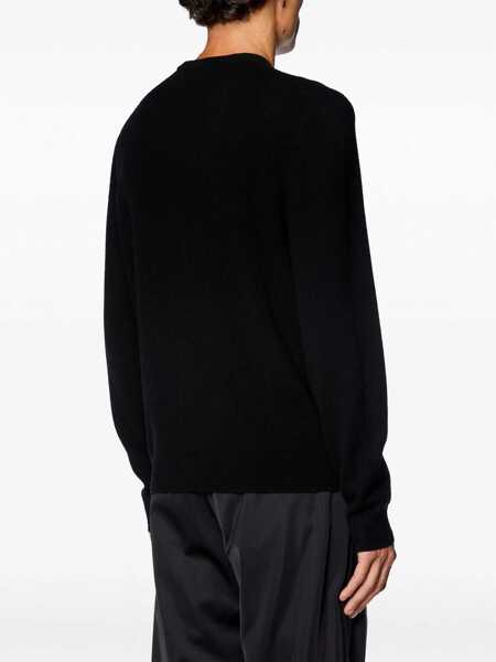 Pulovere casual Diesel K-Vieri Jersey BLACK Barbati (BM 15861377) 4