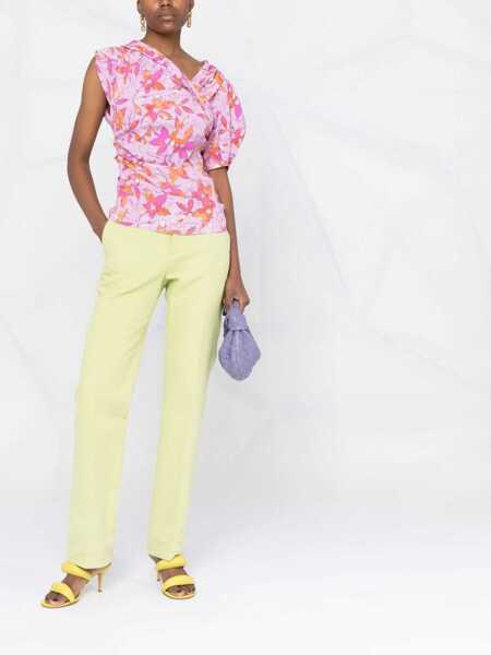 Bluze Isabel Marant Printes Madinea Blouse With Asymmetric Sleeves Pink Femei (BM 15861824) 2