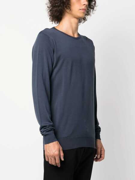 Pulovere casual John Smedley Lundy Pullover BLUE Barbati (BM 15862001) 3