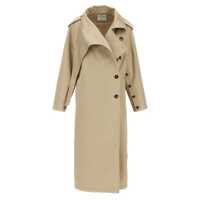Paltoane Courrèges 'Long Oblique' Trench Coat Femei