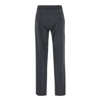 Pantaloni scurti 'Erika' Grey Drawstring Trousers In Wool Blend Woman Femei